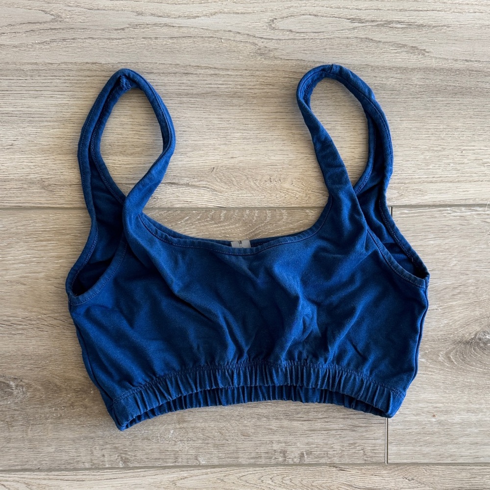 ‘Navy’ Mini Cotton Top
